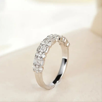 Exquisite Three-Layer Fine Ring