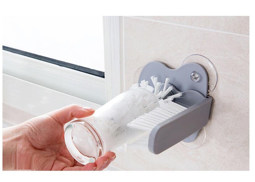 Creative Suction Wall Cup Cleaning Brush